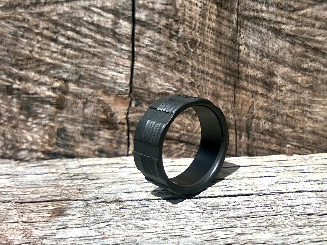 Saber - Custom Machined Men's Ring