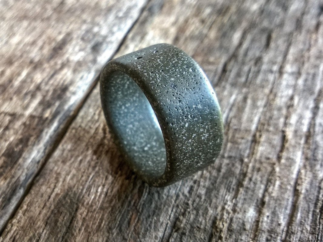 Composite concrete mens ring