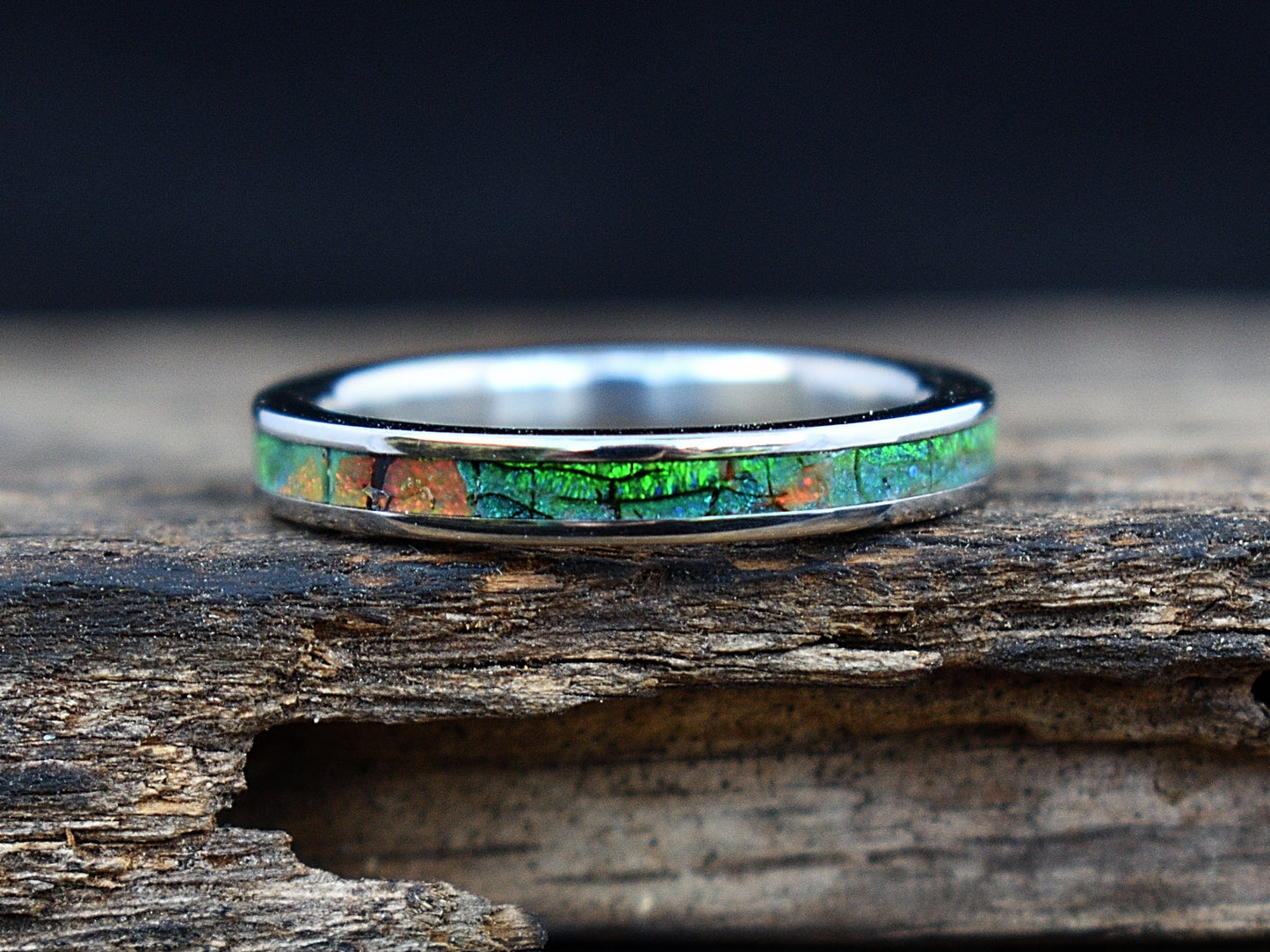 Athena (Multicolor Cultured Opal)