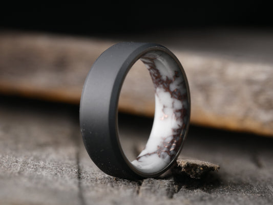 Black Duality (White w/Copper Matrix)