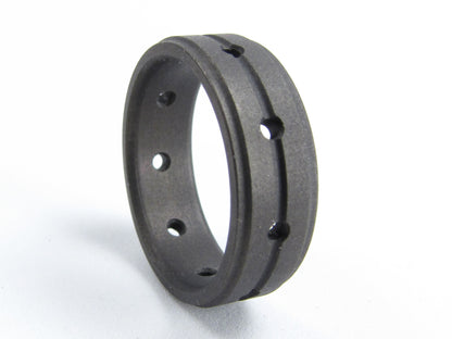 Axiom - Matte Black Titanium Ring