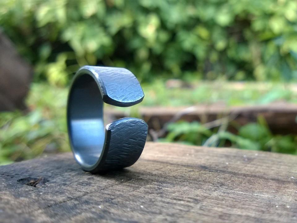 Relic - Black Zirconium Men's Wedding Band