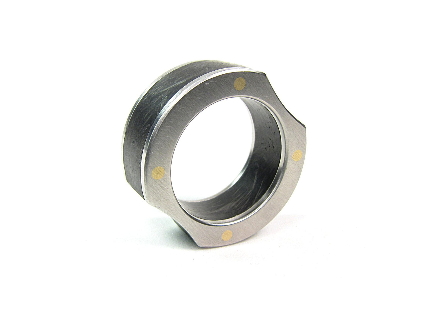 Magnitude - Forged Carbon Fiber and Titanium Ring