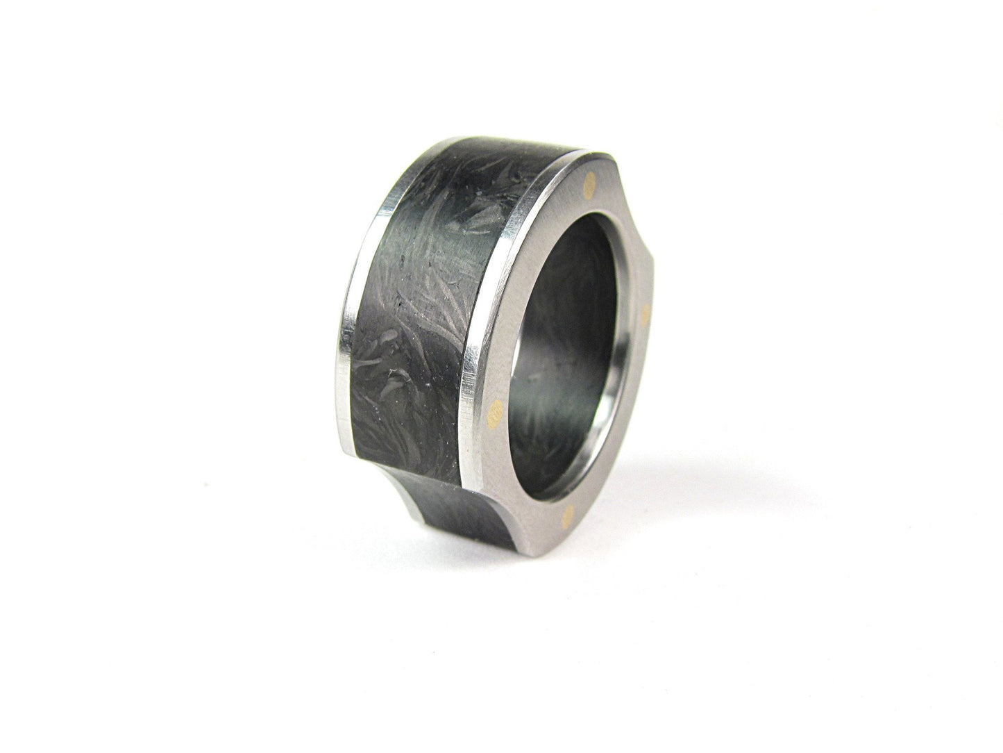 Magnitude - Forged Carbon Fiber and Titanium Ring